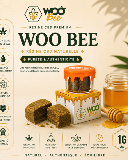RESINE CBD WOOBEE DRY  1G