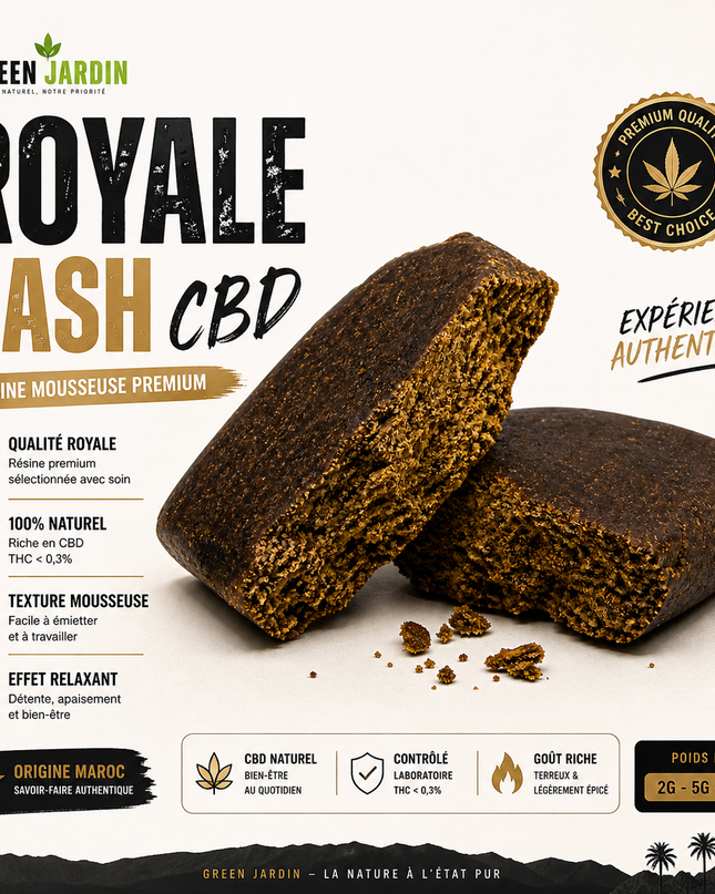 Le mousseaux Royale Hash CBD 🇲🇦