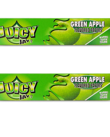 Juicy Jay Rolling Papers - Green Apple Flavor - KSS
