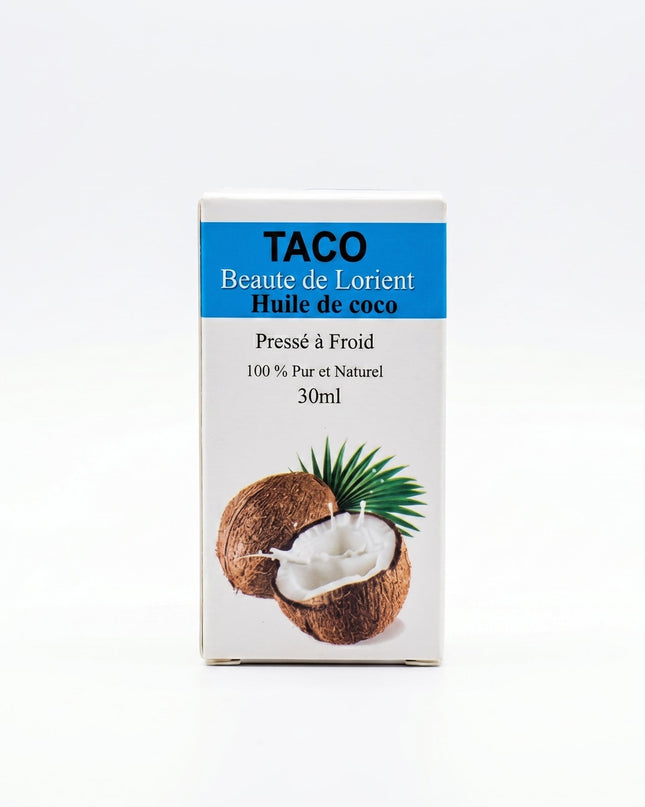 taco beaute de l'orient huile de coco