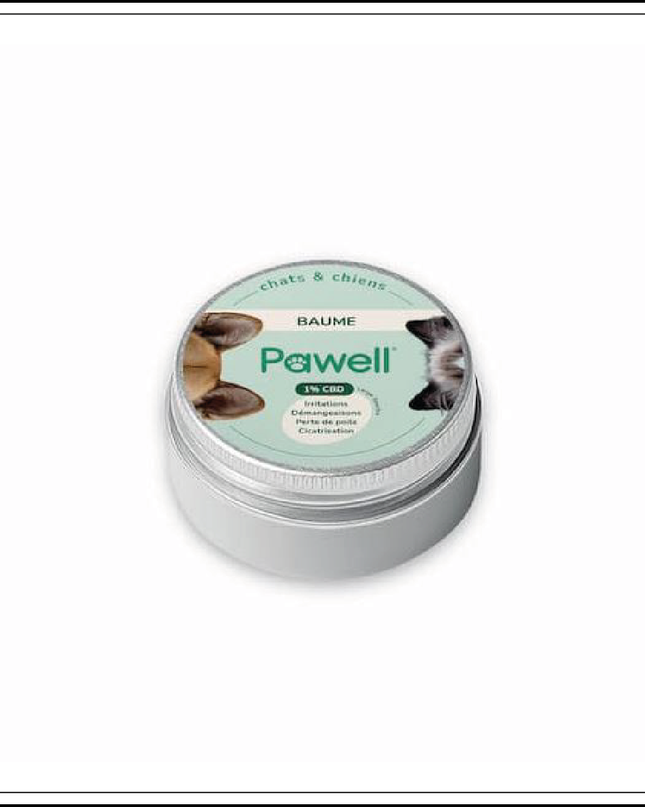 Baume CBD Pawell - Spécial chiens et chats (30 ml)
