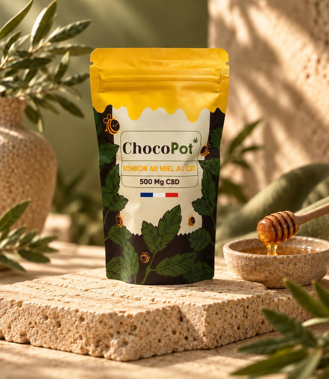 Bonbon au Miel au CBD - Essentiel Harmony