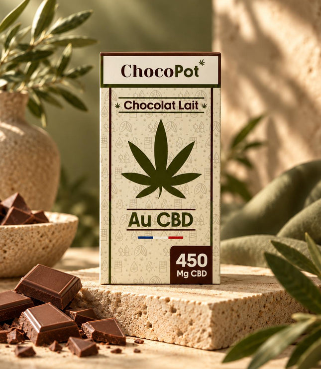 ChocoPot Chocolat Lait Au CBD - Essentiel Harmony