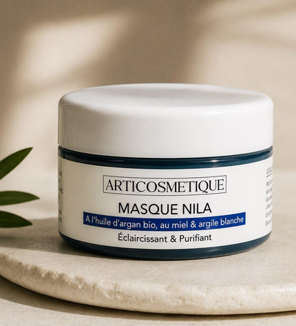 Masque Nila Éclaircissant & Purifiant (Argan, Miel & Argile) - ARTICOSMETIQUE - Essentiel Harmony